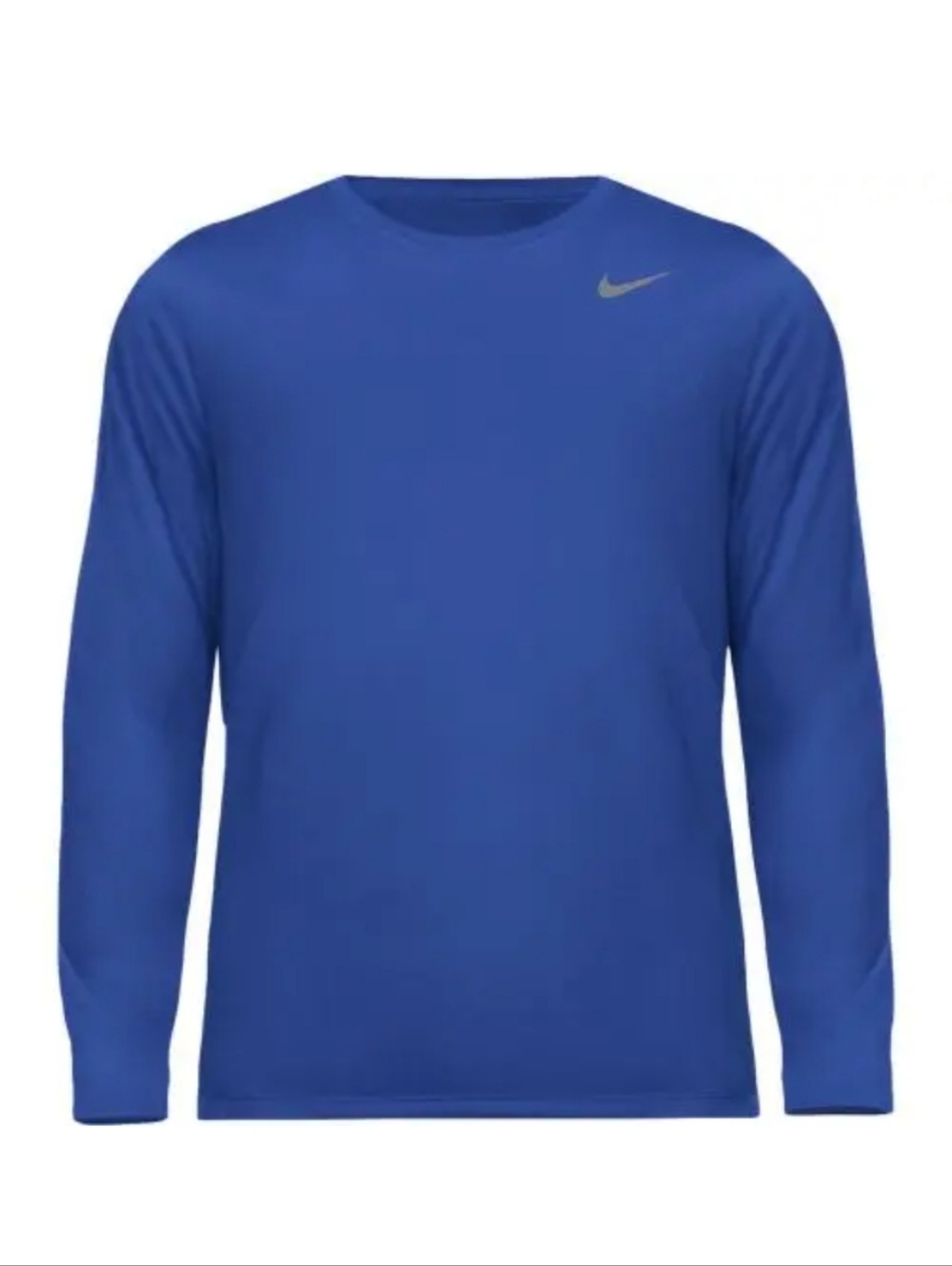 Nike Long Sleeve Dri-FIT Tee - Royal Blue